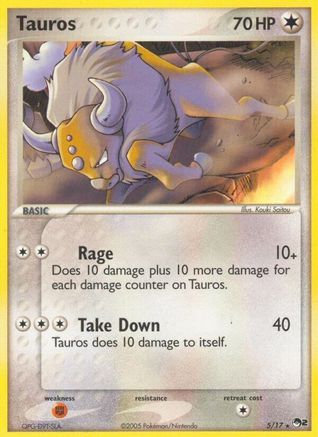 Tauros 005/017 - POP Series 2 Holofoil