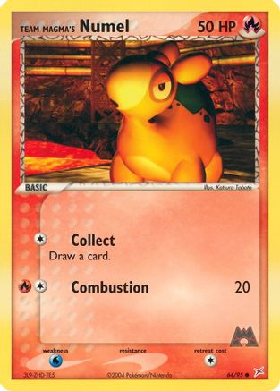 Team Magma's Numel 064/95 - Team Magma vs Team Aqua Reverse Holofoil
