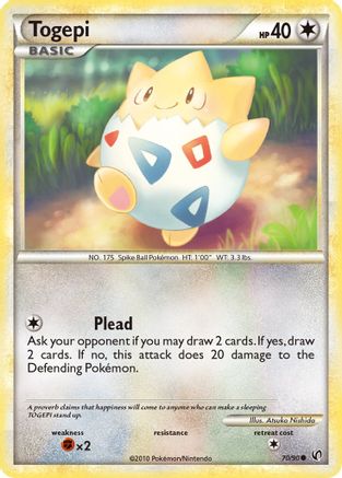 Togepi 070/90 - Undaunted Reverse Holofoil