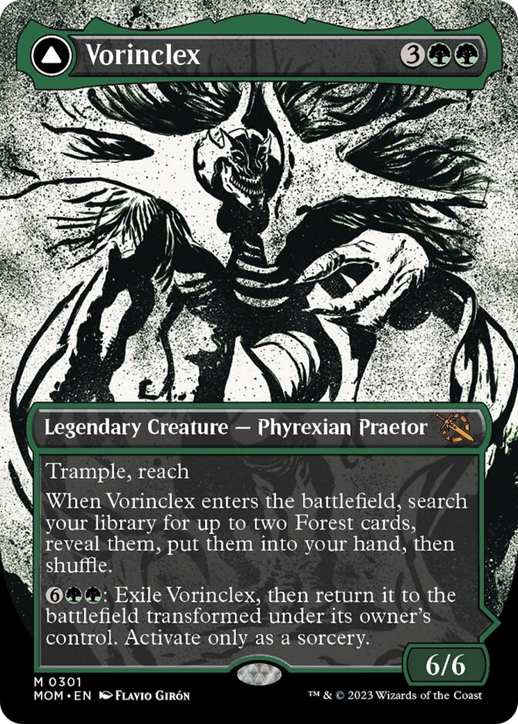 Vorinclex // The Grand Evolution (MOM-301) - March of the Machine: (Showcase) (Borderless) Foil