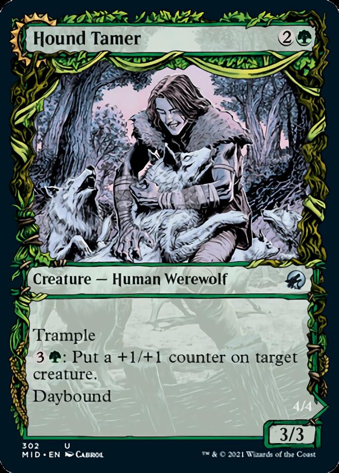 Hound Tamer // Untamed Pup (MID-302) - Innistrad: Midnight Hunt: (Showcase, Double Faced Transform)