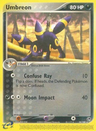 Umbreon 024/100 - Sandstorm Reverse Holofoil
