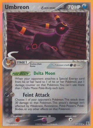 Umbreon (Delta Species) 017/113 - Delta Species Holofoil