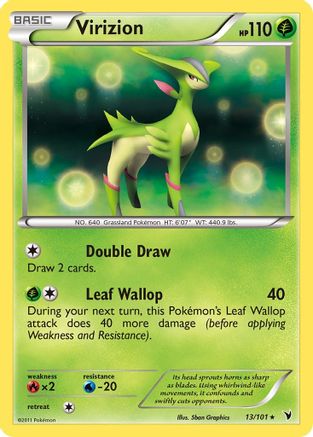Virizion 013/101 - Noble Victories Reverse Holofoil