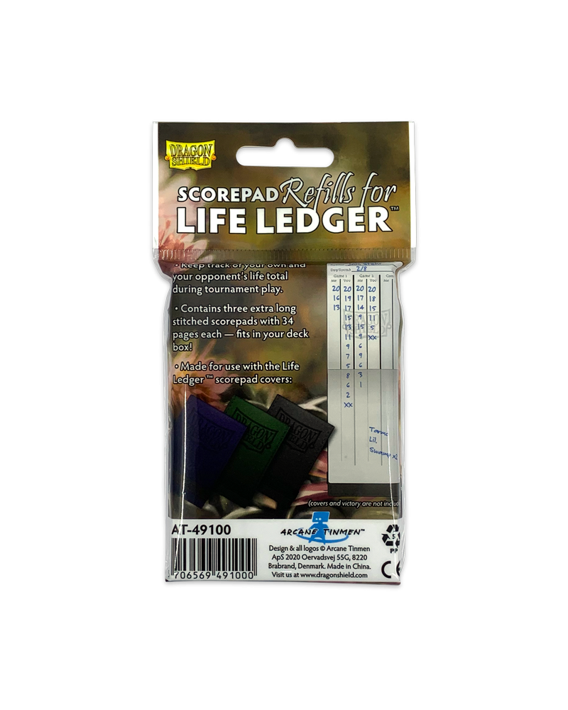 Dragon Shield: Life Ledger - Scorepad Refills