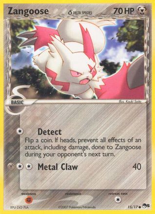 Zangoose (Delta Species) 015/17 - POP Series 5