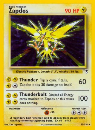 Zapdos 019/110 - Legendary Collection Holofoil