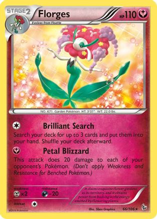 Florges 066/106 - XY Flashfire Reverse Holofoil