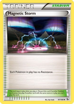 Magnetic Storm 091/106 - XY Flashfire Reverse Holofoil