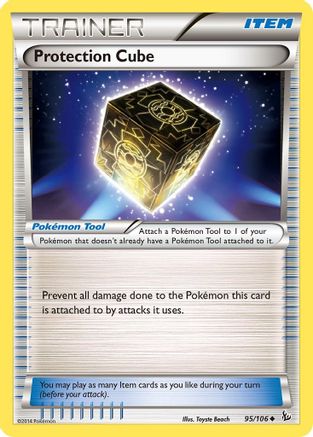 Protection Cube 095/106 - XY Flashfire Reverse Holofoil