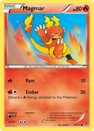 Magmar 010/111 - XY Furious Fists