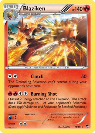 Blaziken 014/111 - XY Furious Fists Holofoil