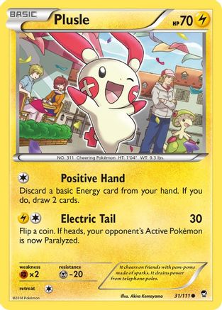 Plusle 031/111 - XY Furious Fists