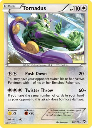 Tornadus 086/111 - XY Furious Fists