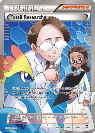 Fossil Researcher (Full Art) 110/111 - XY Furious Fists Holofoil
