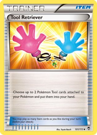 Tool Retriever 101/111 - XY Furious Fists Reverse Holofoil