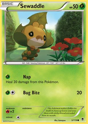 Sewaddle 005/119 - XY Phantom Forces