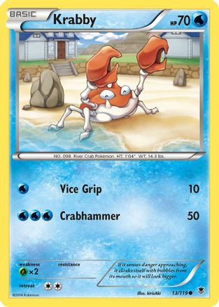 Krabby 013/119 - XY Phantom Forces