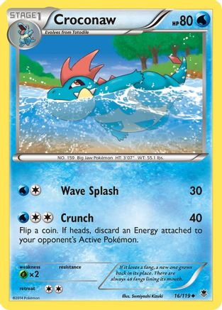 Croconaw 016/119 - XY Phantom Forces
