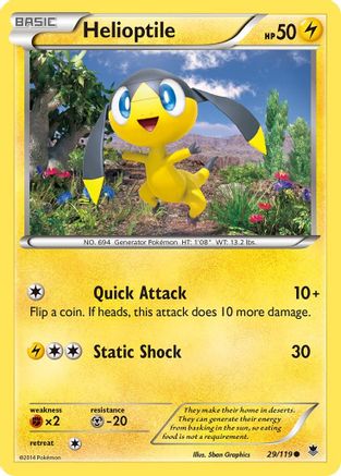 Helioptile 029/119 - XY Phantom Forces
