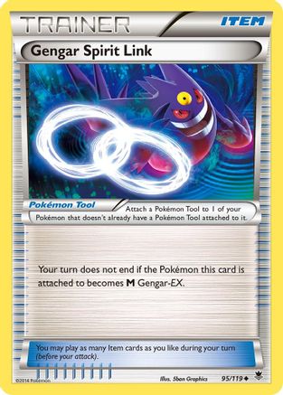 Gengar Spirit Link 095/119 - XY Phantom Forces