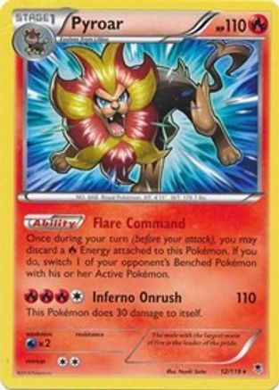 Pyroar (XY Phantom Forces) 012/119 - Deck Exclusives