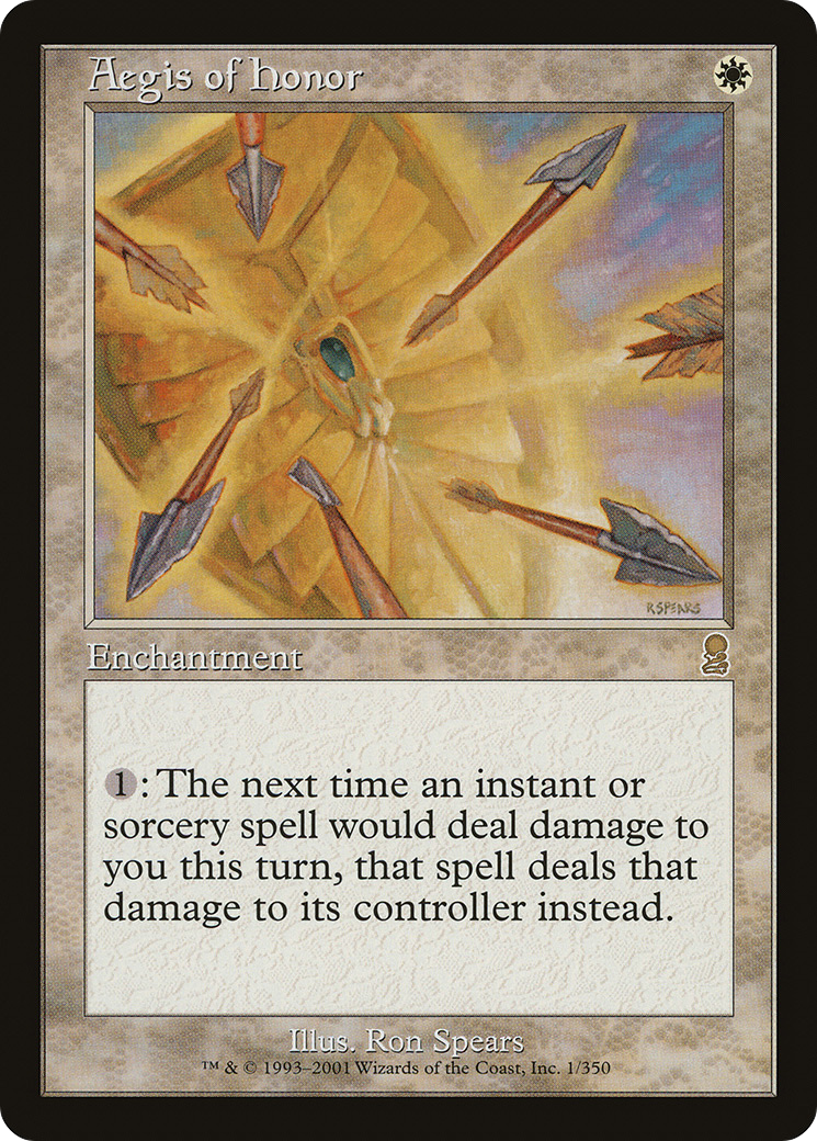 Aegis of Honor (ODY-001) - Odyssey Foil