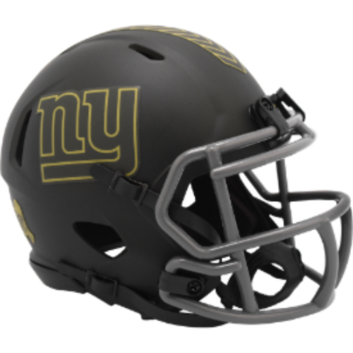 New York Giants SALUTE TO SERVICE 4 Mini Speed Football Helmet NFL