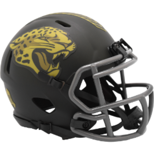 Jacksonville Jaguars SALUTE TO SERVICE 4 Mini Speed Football Helmet NFL