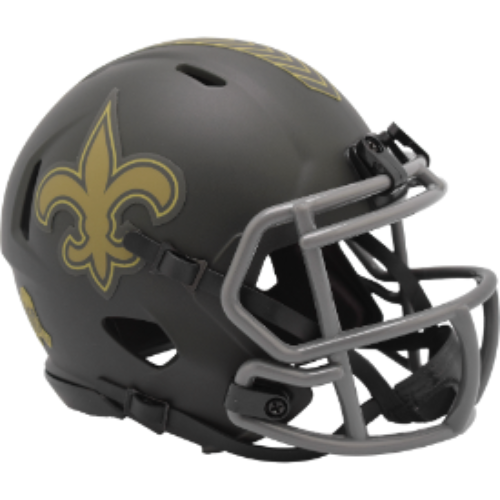 New Orleans Saints SALUTE TO SERVICE 4 Mini Speed Football Helmet - NFL