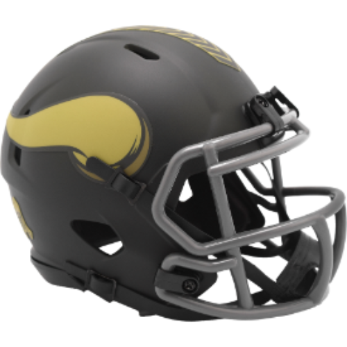 Minnesota Vikings SALUTE TO SERVICE 4 Mini Speed Football Helmet NFL