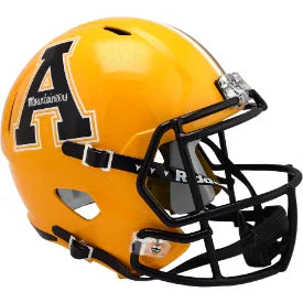 Appalachian State Mountaineers Full Size Speed Replica Football Helmet Gold-NCAA