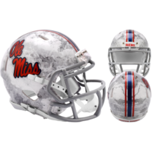 Mississippi (Ole Miss) Rebels NCAA Mini Speed Football Helmet RealTree Camo- NCAA