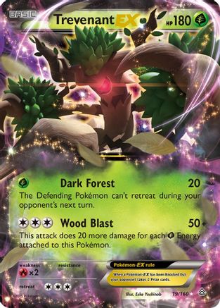 Trevenant EX 019/160 - XY Primal Clash Holofoil