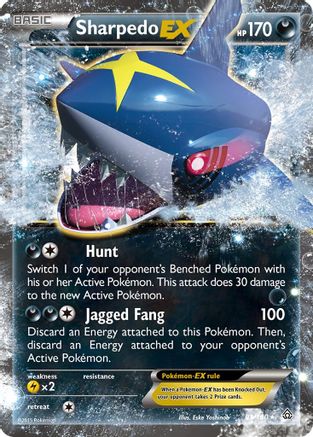 Sharpedo EX 091/160 - XY Primal Clash Holofoil