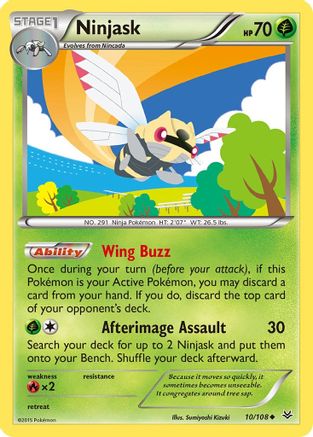 Ninjask 010/108 - XY Roaring Skies