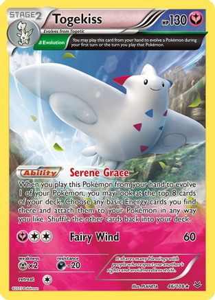 Togekiss (Delta) 046/108 - XY Roaring Skies Holofoil