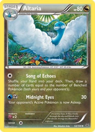 Altaria 053/108 - XY Roaring Skies