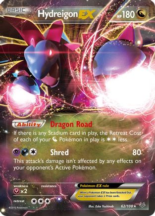 Hydreigon EX 062/108 - XY Roaring Skies Holofoil
