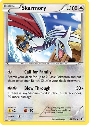 Skarmory 069/108 - XY Roaring Skies