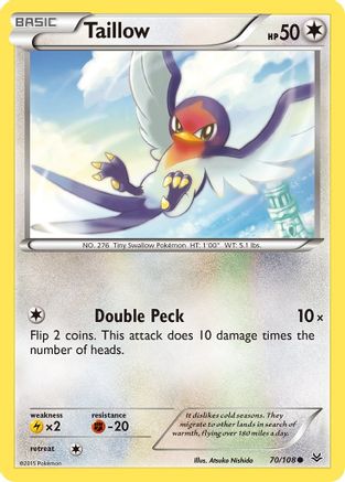 Taillow 070/108 - XY Roaring Skies