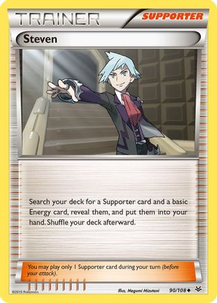 Steven 090/108 - XY Roaring Skies