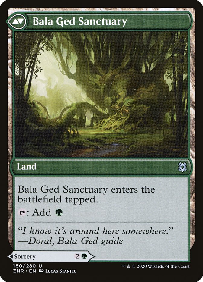 Bala Ged Recovery // Bala Ged Sanctuary (ZNR-180) - Zendikar Rising