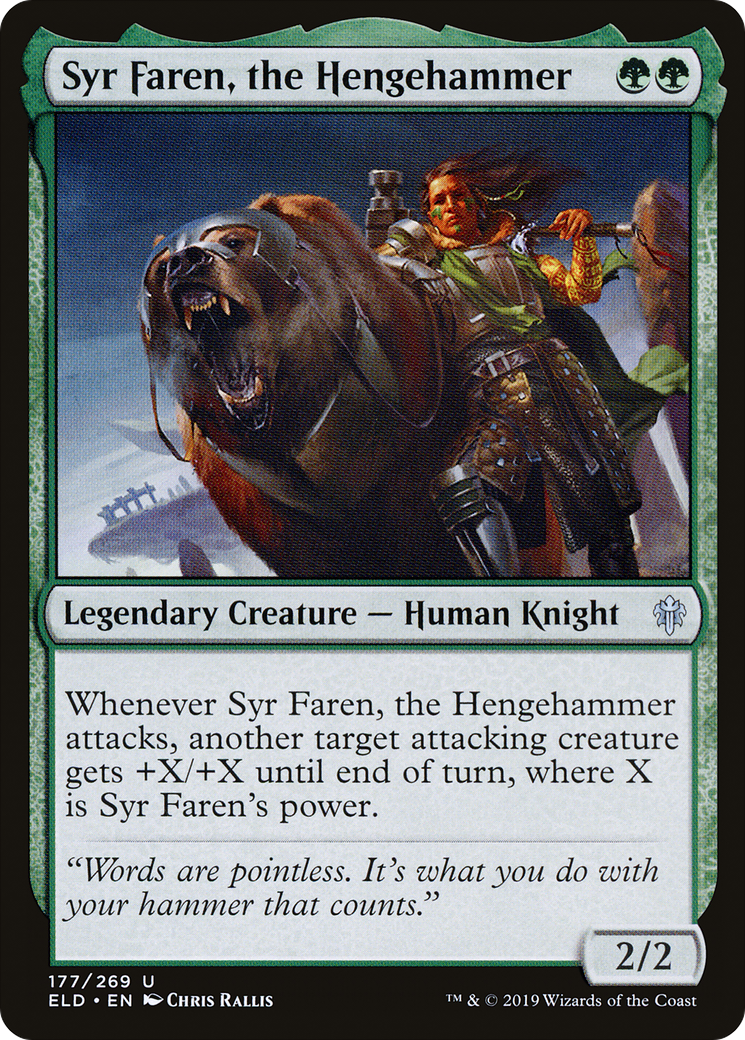 Syr Faren, the Hengehammer (ELD-177) - Throne of Eldraine