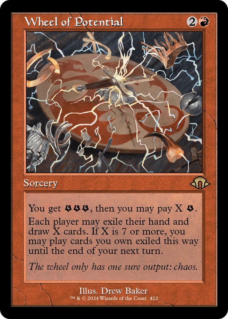 Wheel of Potential (Retro Frame) (MH3-422) - Modern Horizons 3 Foil