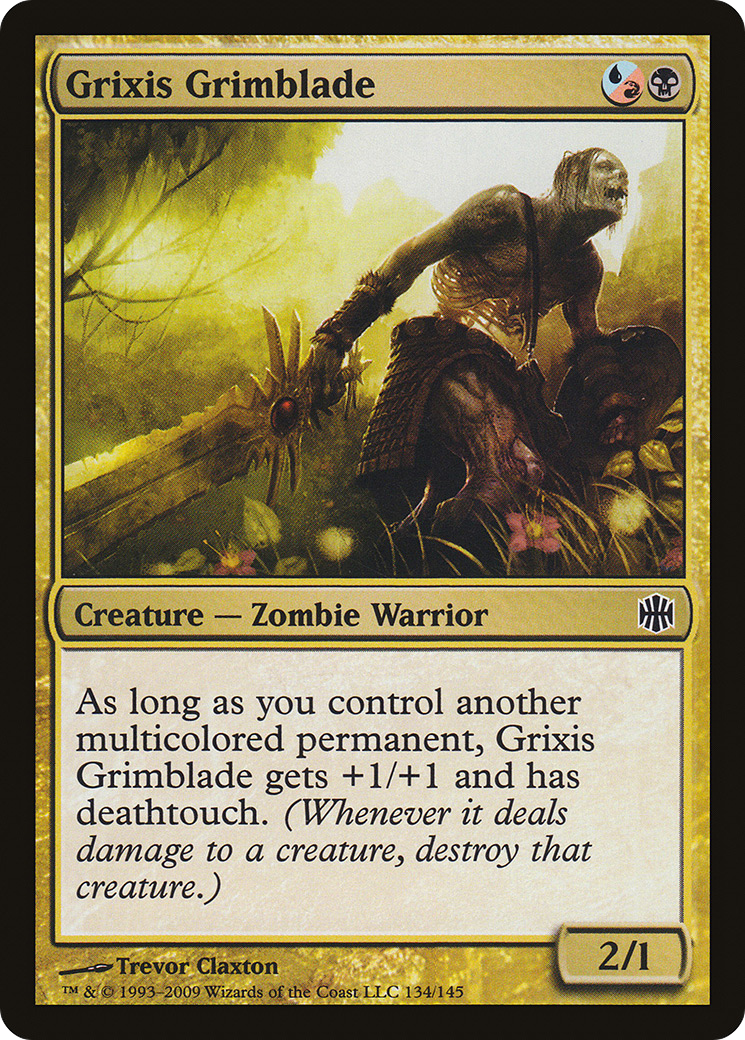 Grixis Grimblade (ARB-134) - Alara Reborn Foil