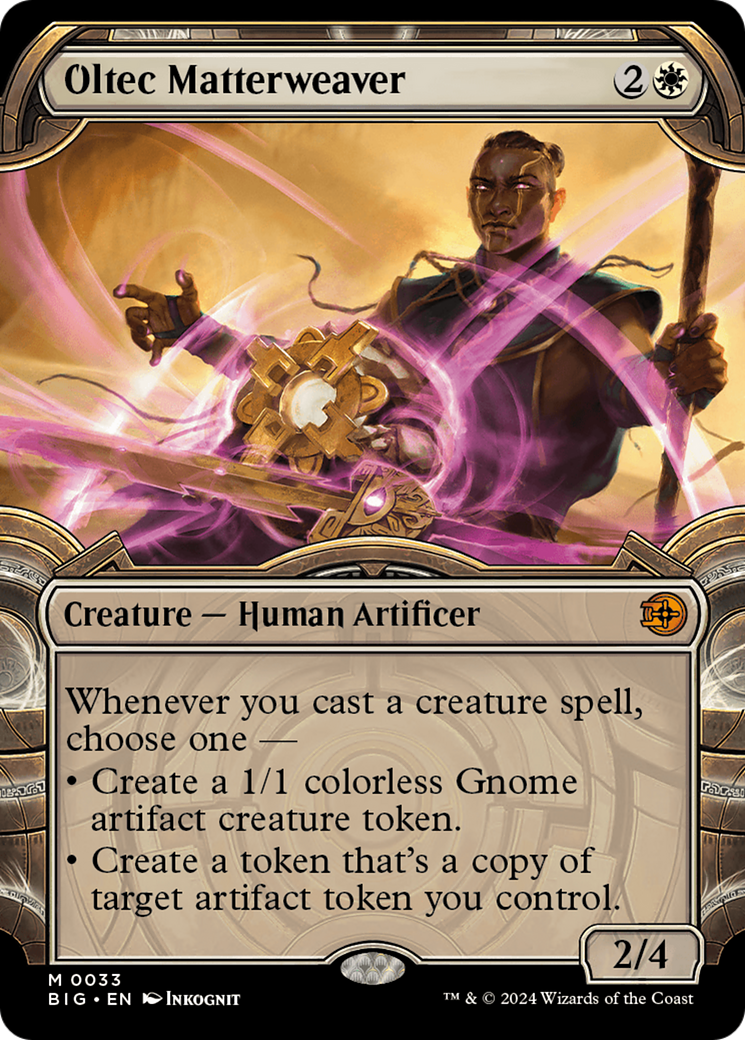Oltec Matterweaver (BIG-033) - The Big Score: (Showcase) Foil
