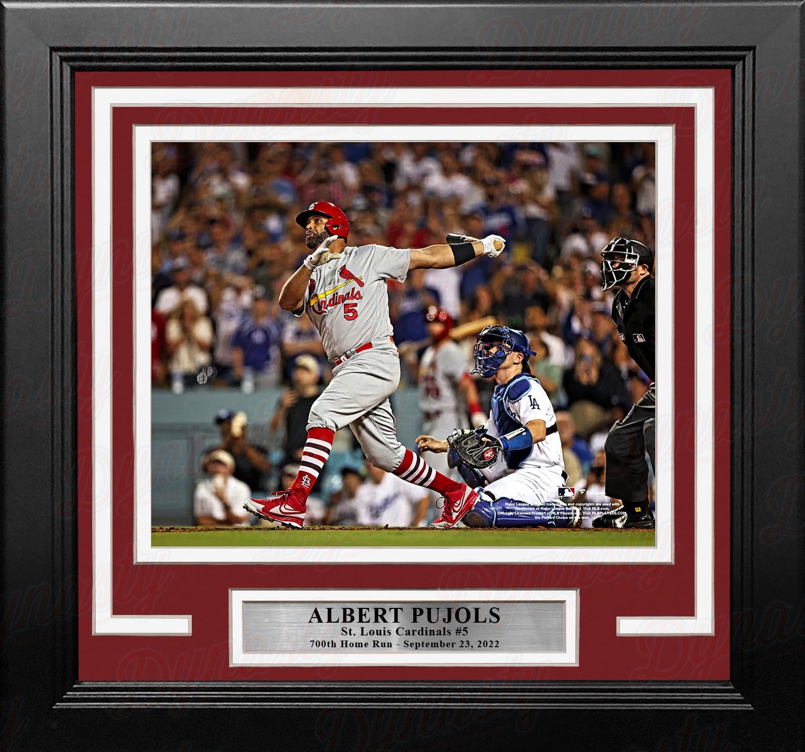 Albert Pujols 700th Home Run St. Louis Cardinals 8" x 10" Framed Baseball Photo