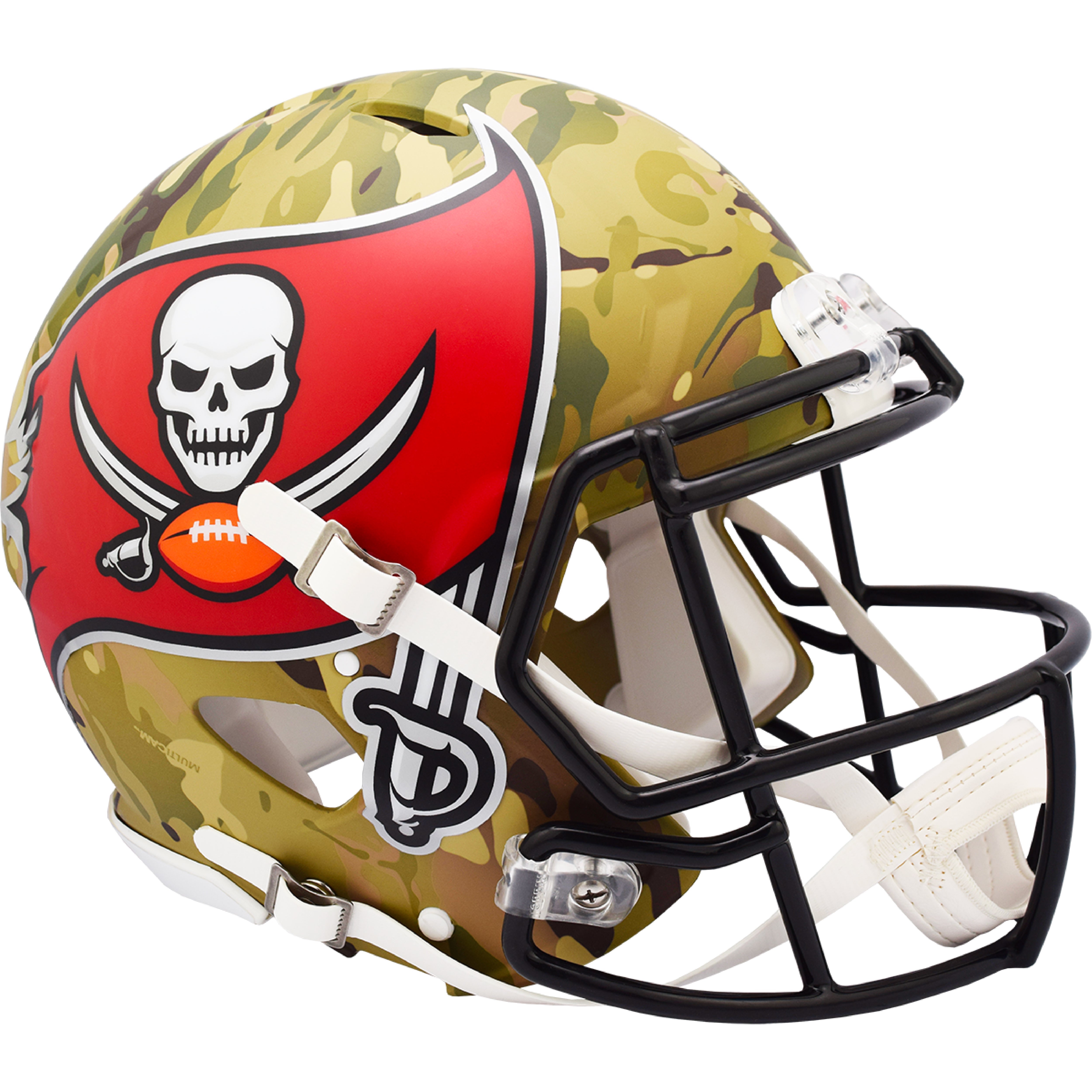 Tampa Bay Buccaneers CAMO Full Size Authentic Football Helmet