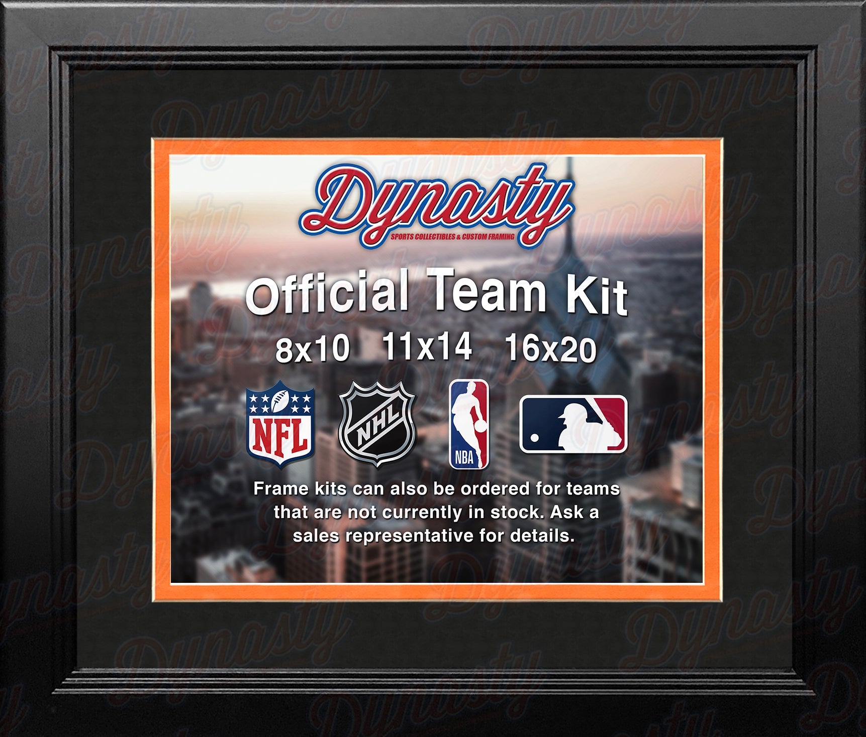 San Francisco Giants Custom MLB Baseball 8x10 Picture Frame Kit (Multiple Colors)